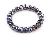 Bracelet en perles de verre avec effet AB