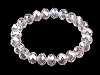 Bracelet en perles de verre avec effet AB