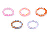 Bracelet extensible en perles de verre