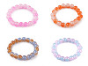Bracelet extensible en perles de verre