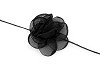 Ruban/Collier avec fleur gothique