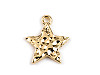 Metal charm pendant - star Ø15 mm