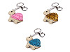 Pendentif / Porte-clés pour sac à dos - tortue, dinosaure