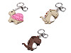 Pendentif / Porte-clés pour sac à dos - tortue, dinosaure