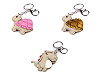 Pendentif / Porte-clés pour sac à dos - tortue, dinosaure