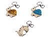 Backpack Pendant / Keychain - turtle, dinosaur