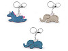 Backpack Pendant / Keychain - unicorn, elephant