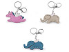 Pendentif/Porte-clés pour sac à dos - licorne, éléphant