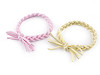 Braided hair elastics / ties set