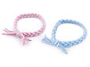 Braided hair elastics / ties set