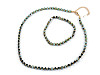 Hematite necklace and bracelet set