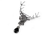 Broche avec strass - Cerf