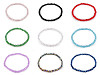Bracelet élastique en perles taillées