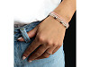 Bracelet élastique en perles taillées