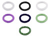 Pulsera/goma para el cabello hecha de cuentas