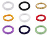Pulsera/goma para el cabello hecha de cuentas