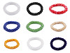 Pulsera/goma para el cabello hecha de cuentas