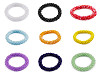 Pulsera/goma para el cabello hecha de cuentas