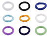 Pulsera/goma para el cabello hecha de cuentas