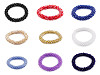 Pulsera/goma para el cabello hecha de cuentas