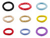 Pulsera/goma para el cabello hecha de cuentas