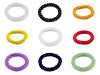 Pulsera/goma para el cabello hecha de cuentas