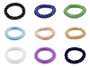Pulsera/goma para el cabello hecha de cuentas