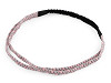 Elastic hairband, double row