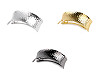 Barrette à cheveux métallique