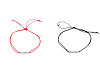 Bracelet with stainless steel pendant, máma
