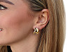 Boucles d’oreilles en acier inoxydable