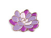 Brooch / badge flower, four-leaf clover