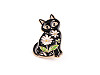 Brooch / badge, cat