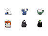 Broche/Badge, Chat