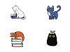Katzenbrosche/Pin Katze