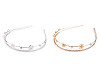 Tiara doble con pedrería 