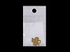 Pendentif/entretoise en acier inoxydable - trèfle à quatre feuilles, feuille, arbre