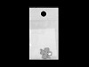 Pendentif/entretoise en acier inoxydable - trèfle à quatre feuilles, feuille, arbre