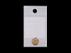 Pendentif/entretoise en acier inoxydable - trèfle à quatre feuilles, feuille, arbre
