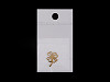 Pendentif/entretoise en acier inoxydable - trèfle à quatre feuilles, feuille, arbre