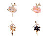 Broche avec strass - Ballerine