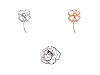 Brosche Blume