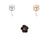 Broche, flor 