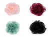Organza flower brooch Ø8 cm