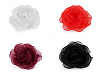 Broșă floare organza Ø8 cm