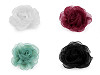 Broșă floare organza Ø8 cm