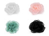 Organza virág kitűző Ø8 cm