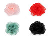 Broche Fleur en organza, Ø 8 cm