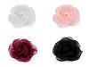 Broche, flor de organza Ø8 cm
