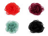 Spilla a forma di fiore, in organza, dimensioni: Ø 8 cm